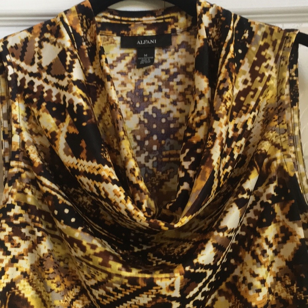 Alfani Sleeveless Cowl Neck Top - Picture 2 of 6
